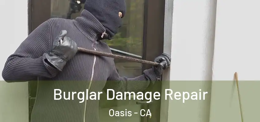  Burglar Damage Repair Oasis - CA
